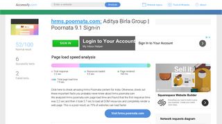 Access hrms.poornata.com. Aditya Birla Group | Poornata 9.1 ... - Poornata 9.1 Login