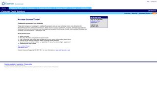 
                            5. Access iScreen - Experian's eSolutions - Iscreen Portal