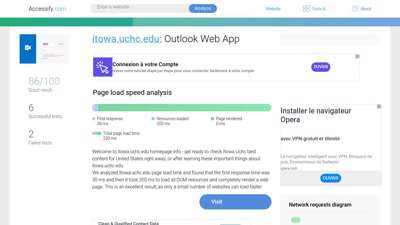 
Access itowa.uchc.edu. Outlook Web App

