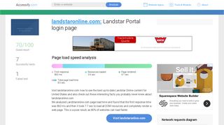 
                            7. Access landstaronline.com. Landstar Portal login page