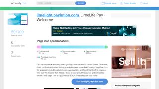 
                            4. Access limelight.paylution.com. LimeLife Pay - Welcome - Paylution Limelight Login