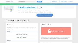 
                            7. Access linkpointcentral.com. Login - Www Linkpointcentral Com Portal