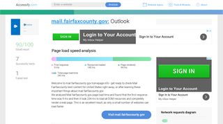 
Access mail.fairfaxcounty.gov. Outlook  
