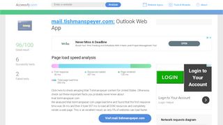 
                            5. Access mail.tishmanspeyer.com. Outlook Web App - Tishman Speyer Employee Portal