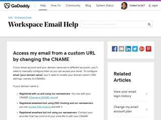 
                            6. Access my email from a custom URL by changing …