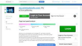 
                            9. Access my.eclinicalworks.com. My eClinicalWorks - My Eclinicalworks Portal