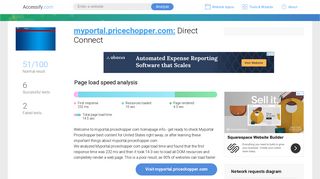 
                            4. Access myportal.pricechopper.com. Direct Connect - Price Chopper Portal Portal
