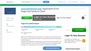 
                            8. Access mysanfordchart.org. Application Error Page | My ... - Mysanfordchart Org Portal Page