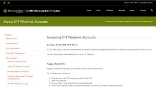 
                            7. Access OIT Windows Accounts – Computer Action Team - Myfiles Pdx Edu Portal