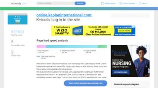 Access online.kaplaninternational.com. K+ Online: Log in to ... - K Tools Kaplan Portal