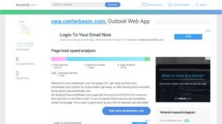 Access owa.centerbeam.com. Outlook Web App