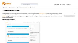 
                            5. Access Patient Portal - Kareo Help Center - Kareo Portal Portal