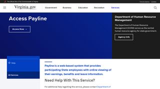 
                            2. Access Payline - Commonwealth of Virginia - Virginia Doa Payline Portal