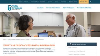 
Access Portal Information | Valley Children's Healthcare
