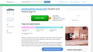 
Access powerschool.cmcss.net. Student and Parent Sign In
