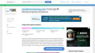 
                            7. Access residentscreening.net. CoreLogic® Rental property ...