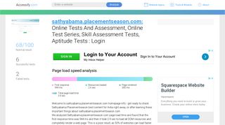 
                            6. Access sathyabama.placementseason.com. Online Tests And ... - App Placementseason Com Login
