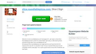 
                            6. Access slice.roundtablepizza.com. Slice | Sign In