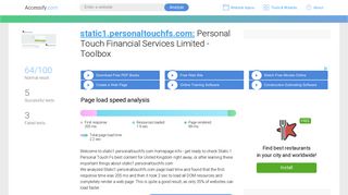 
                            4. Access static1.personaltouchfs.com. Personal Touch Financial ... - Personal Touch Toolbox Portal