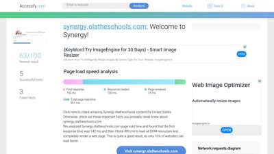 
Access synergy.olatheschools.com. Welcome to Synergy!
