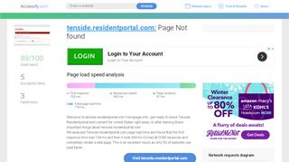 
                            4. Access tenside.residentportal.com. Page Not found - Tenside Resident Portal