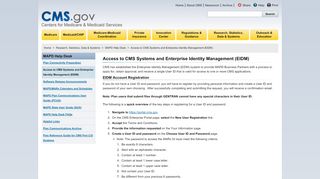 Access to CMS Systems and Enterprise Identity Management ...