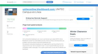 
                            4. Access uniteconline.blackboard.com. UNITEC Campus en Línea - Unitec Blackboard Portal
