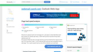 
                            4. Access webmail.camh.net. Outlook Web App - Camh Ca Staff Portal