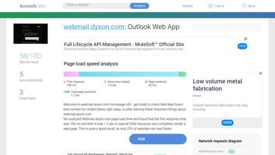 Access webmail.dyson.com. Outlook Web App