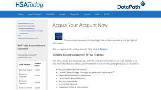 
                            3. Access Your Account Now – HSAToday - Hsa Today Portal