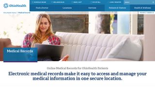 
                            2. Access Your Medical Records | OhioHealth MyChart and MyRecord - Ohio Health Patient Portal