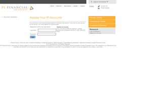 
                            1. Access Your PI Accounts - PI Financial Corp. - Pi Financial Portal