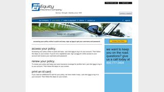 
                            4. Access Your Policy | Equity Insurance Company - Equity Insurance Agent Portal