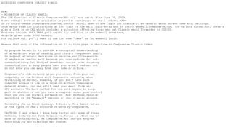 Accessing COMPUSERVE E-MAIL - Keith Sketchley Work ... - Webmail Compuserve Portal