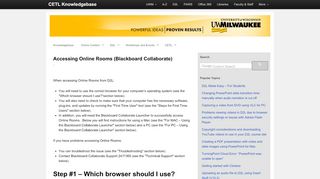 
                            7. Accessing Online Rooms (Blackboard ... - CETL Knowledgebase - Ltc Blackboard Portal