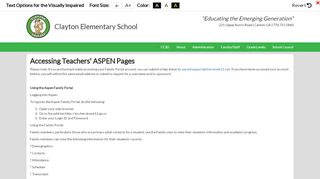 
                            3. Accessing Teachers' ASPEN Pages - Cherokee County ... - Aspen Portal Cherokee County Schools