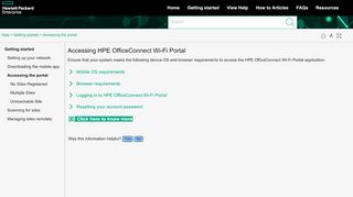 
                            5. Accessing the portal - HPE - M3 Connect Login Portal