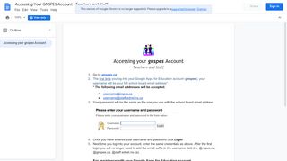 
                            4. Accessing Your GNSPES Account - Teachers and Staff - Gnspes Portal