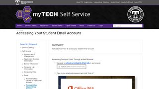 
                            6. Accessing Your Student Email Account - Tn Email Portal