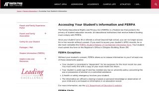 
                            8. Accessing Your Student's Information - Austin Peay State University - Apsu Housing Portal