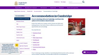 
                            2. Accommodation in Cambridge - Anglia Ruskin University - Aru Accommodation Portal