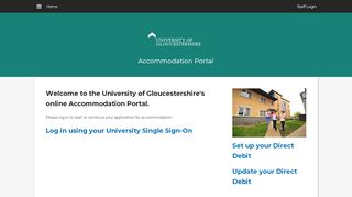 
                            1. Accommodation Portal - Uni Of Glos Accommodation Portal