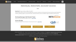 Account Access  Infinex Financial Group  United States