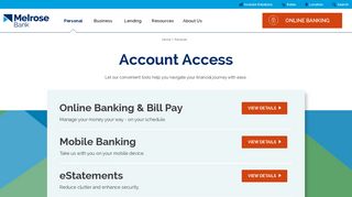 
                            8. Account Access | Melrose Bank - Melrose Cooperative Bank Portal