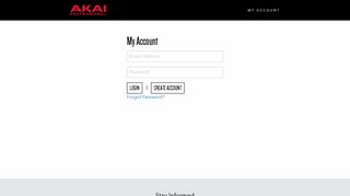 
                            1. Account - Akai - Akai Portal