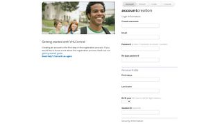 
                            4. Account Creation - VHL Central - Www Vista Higher Learning Portal