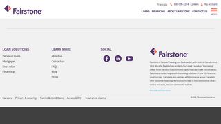 
                            4. Account - Fairstone.ca - Citifinancial Ca Portal