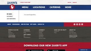 
                            2. Account Info | Zaxby's - Team Zaxby's Portal