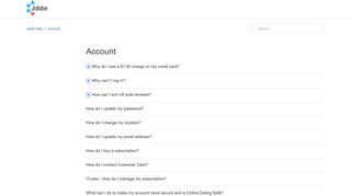 
                            3. Account – Jdate Help - Jdate Portal Username