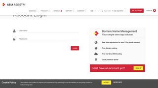 
                            1. Account Login | Asia Registry - Asia Com Portal